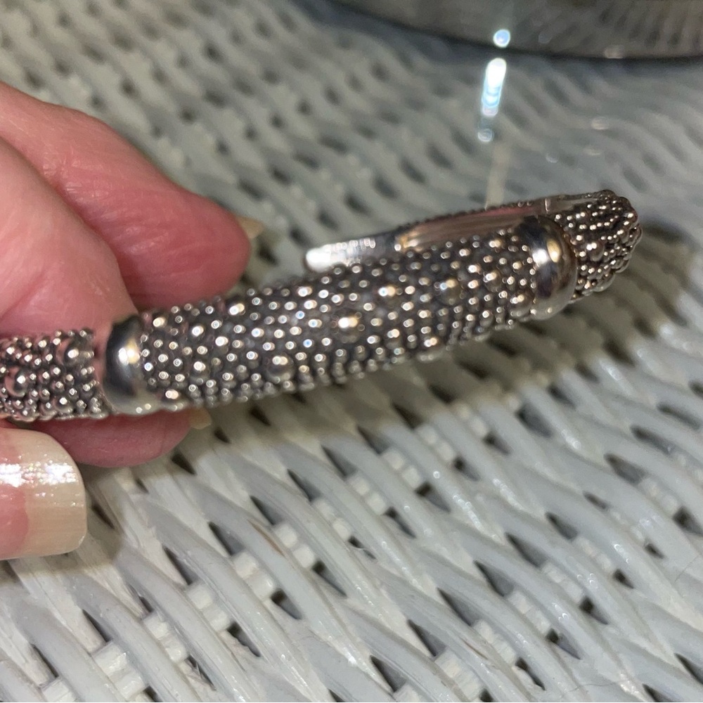 Michael Dawkins Sterling Starry Night Banded Cuff Bracelet